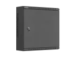 SZAFA INSTALACYJNA TPR 10" Z PŁYTĄ MESH 400X400X140 CZARNA LANBERG (ZŁOŻONA) 