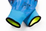 DIRK rękawice powlekane lateksem ocieplane niebieskie 11