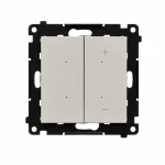 Simon 55 WMDS-004xL1-142 Ściemniacz do LED ściemnialnych, klawiszowy, 15-200 W, 230 V (moduł); Kaszmirowy