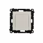 Simon 55 WMDL-TEWH1-142 Łącznik hotelowy elektroniczny z podświetleniem LED z przekaźnikiem 16 A, 230 V~, z opóźnieniem wyłączenia 10,20,30 sek. (moduł); Kaszmirowy