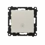 Simon 55 WMDL-0104Mx-142 Łącznik krzyżowy z podświetleniem LED – podświetlenie jak w łączniku pojedynczym (moduł) 10 AX, 250 V~, szybkozłącza; Kaszmirowy