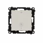 Simon 55 WMDL-0P1xx5-142 Łącznik dwubiegunowy z podświetleniem LED (moduł) 10 AX, 250 V~, szybkozłącza; Kaszmirowy