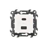 Simon 24 WS24P-2430296-030 Ładowarka USB C+A (moduł), 30W, 230V; biały
