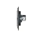 Simon 24 WS24P-2430598-030 Gniazdo komputerowe pojedyncze RJ45 kategoria 5e (moduł); biały