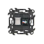 Simon 24 WS24P-2430598-030 Gniazdo komputerowe pojedyncze RJ45 kategoria 5e (moduł); biały