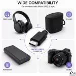 Qoltec Kabel USB A męski | micro USB B męski | 5P | 1m