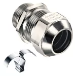 Dławnica mosiądz niklowany M12x1,5 EMC 5-6,5mm2