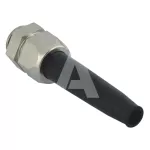Dławnica mosiężna niklowana z odgiętką gumową M20x1,5 zakres dławienia fi10,5-13,0mm