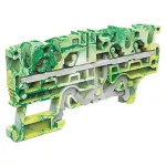 EFCE.2/2+2 Złącze push-in 2,5mm^2, 2wej-2wyj, PE żółto-zielone