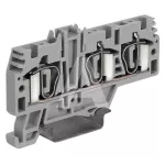 HMM.4/1+2GR Złącze sprężynowe 4mm^2, 1wej-2wyj, szare