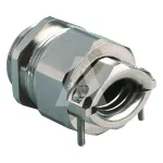 Dławnica mosiężna niklowana Ex e EMC z zaciskiem śrubowym PG42 fi37,0-41,0mm dł.gwintu 10mm