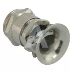 Dławnica mosiężna niklowana IP54 z zaciskiem śrubowym oraz trąbką PG11 fi8,0-12,0mm dł.gwintu 6mm
