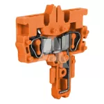 CHP.2D/AR Moduł z 2 złączami sprężynowymi 2,5mm^2, pomarańczowy