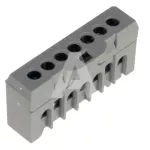 QBLOK.7/GR Blok zacisków 7x16mm^2, szare