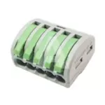 FJ405 Złączka instalacyjna 4 mm? 5-polowa z dzwignią