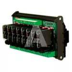 R81S24F Moduł przekaźnika półprzewodnikowego serii R, 8 kanałów 24 V DC / 5-48 V DC 2,5 A z bezpiecz