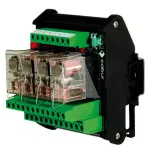 R42E24 Moduł przekaźnikowy seria R, 4 kanały 24 V DC / 2PDT 8 A