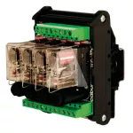 R41U24F Moduł przekaźnikowy seria R, 4 kanały 24 V AC & 24 V DC / SPDT 12 A z bezpiecznikiem