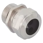 Dławnica mosiężna niklowana M32 z 6 przepustami fi5,8-7,0mm dł.gwintu 13mm