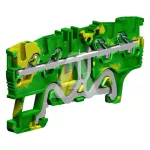 EFCE.1/2+2 Złącze push-in 1,5mm2, 2wej-2wyj, PE żółto-zielone
