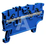 EFC.1/1+2BL Złącze push-in 1,5mm2, 1wej-2wyj, niebieskie