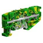 EFCE.6/1+2 Złącze push-in 6mm2, 1wej-2wyj, PE żółto-zielone