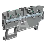 EFC.1/2+2/GR Złącze push-in 1,5mm2, 2wej-2wyj, szare