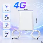 Qoltec Antena 4G LTE | 14 dBi | Zewnętrzna