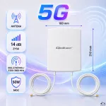 Qoltec Antena 5G LTE | 14 dBi| Zewnętrzna