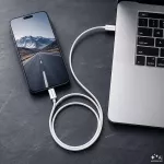 Qoltec Kabel USB-C |  USB-C | 60W | QC 3.0 | 480 MB/s |  PD | 1m | Biały