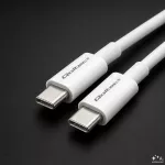 Qoltec Kabel USB-C |  USB-C | 60W | QC 3.0 | 480 MB/s |  PD | 1m | Biały