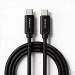 Qoltec Kabel USB-C |  USB-C | 240W | QC 5.0 |  PD | 1m | Czarny
