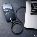 Qoltec Kabel USB-C |  USB-C | 240W | QC 5.0 |  PD | 1m | Czarny