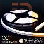 Taśma LED Premium 24V 280led/m WCOB       17W/m CCT 2600-6000K IP62 1300lm/m 8mm CRI90 5Y 5m