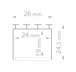Profil Led LIPOD 3m czarny anodowany  KLUŚ