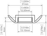 Profil Led STOS-ALU 1m anodowany KLUŚ