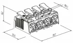 Złączka elektryczna  M88167530 3/4        +E-SCHR N-ERDE-1-2 PC SLK