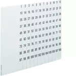 univers N Arkusz oznaczników numerycznych (1x108 ozn.)