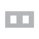 tehalit.GB-EG Płytka montażowa GTVD2/300 2xRJ45 19,3x14,8 aluminium