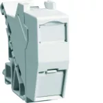 Moduł RJ45 E-DAT do montażu na szynie TH35, kat. 6A, IP20