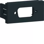 tehalit.WA Ramka montażowa 1xSub-D 9-pol. Typ 30 45x45mm czarny