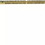 Listwa przyłączeniowa bez wspornika 1x25 + 11x16 + 13x10 mm2