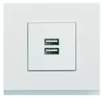 lumina/gallery Ładowarka USB A+A 3A mechanizm 2M