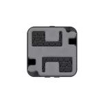 W.1 Gniazdo SCHUKO 2P+Z z pokrywą, kompletne, IP55, szary
