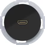 R.x Gniazdo HDMI z przyłączem 90° czarny