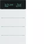 B.IQ Przycisk 4-kr z reg. temp. i wyśw. biały