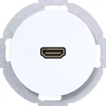 R.x Gniazdo HDMI z przyłączem 90° biały