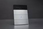 B.IQ Przycisk 3-kr z reg. temp. i wyśw. aluminium