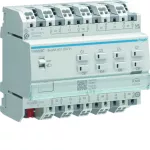 KNX e/s Sterownik żaluzji 8-krotny, 230V AC, KNX secure 6M