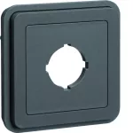 W.1 Moduł z otworem Ø 22 mm, szary mat